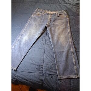 Wrangler Genuine Men's  Regular‎ Fit Blue Denim Jeans size 38x29